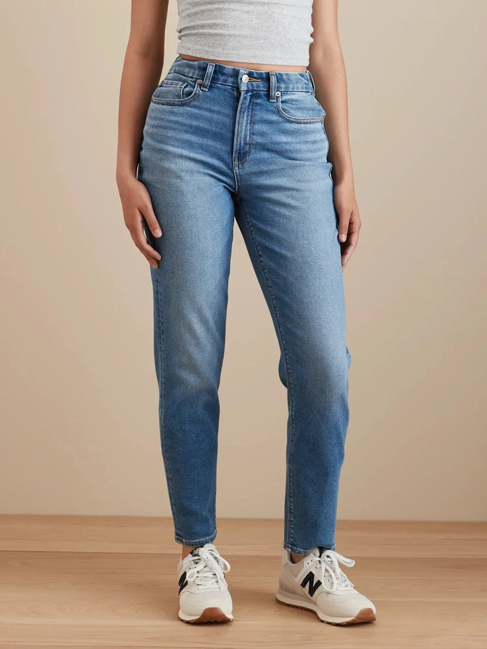 American Eagle Curvy Mom Jeans Straight Leg Plus Size 20 Short | NWOT
